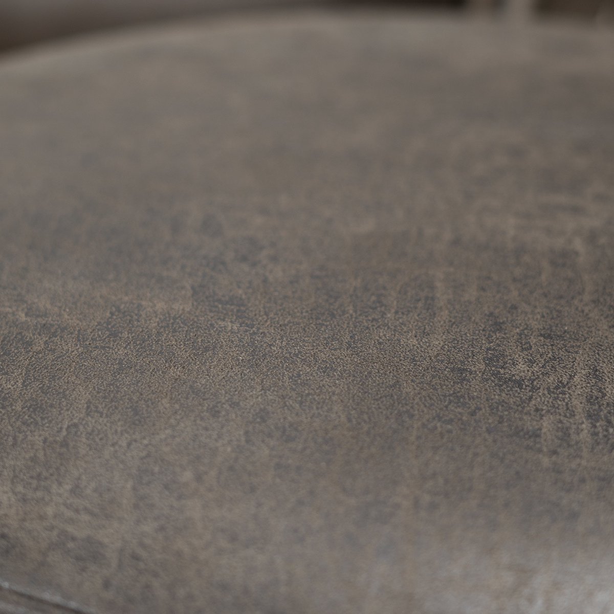 Bronx71 Eco-leren Poef Kyla Antraciet. - Grijs