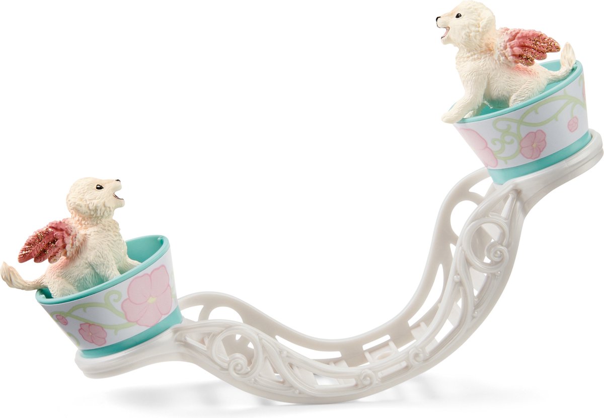 Schleich Winged Baby Lion Training