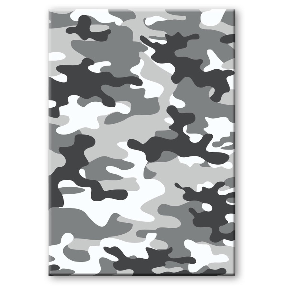 Camouflage/legerprint Luxe Schrift/notitieboek Gelinieerd A5 Formaat - Notitieboek - Grijs