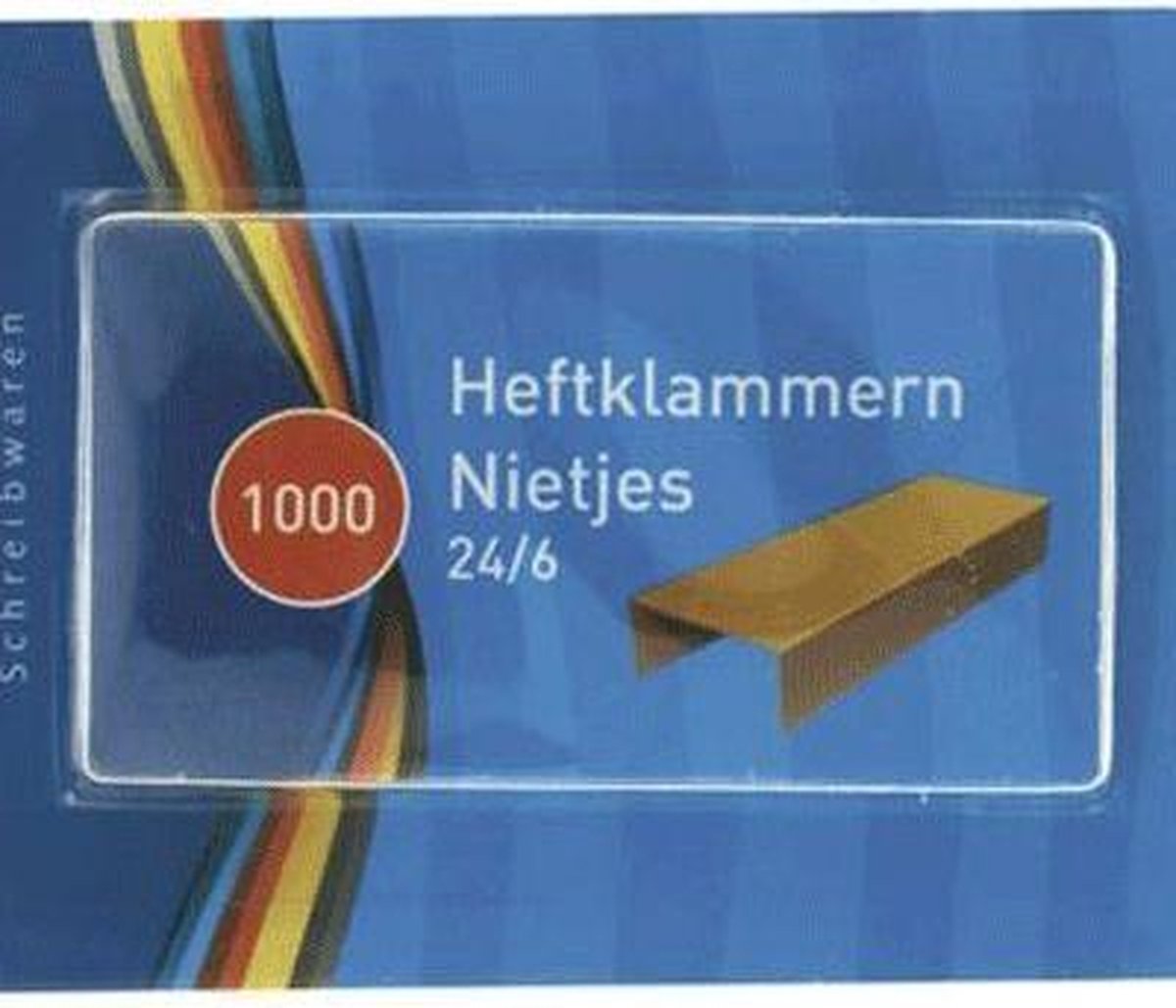 Metalen Nietmachine 11,5 Cm Inclusief 2000 Nietjes - Nietmachine - Blauw