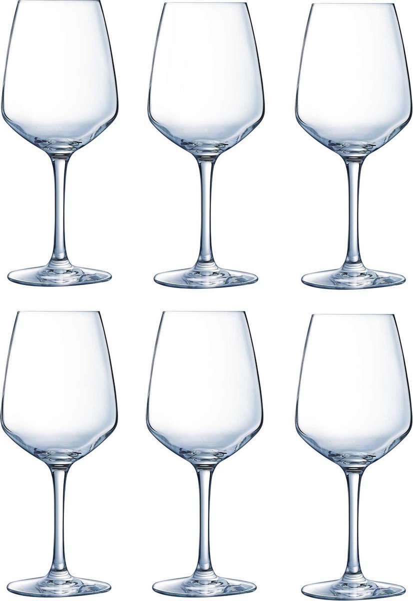 Cristal D&apos;arques Witte Wijn Glas - 38 Cl - Set Van 6