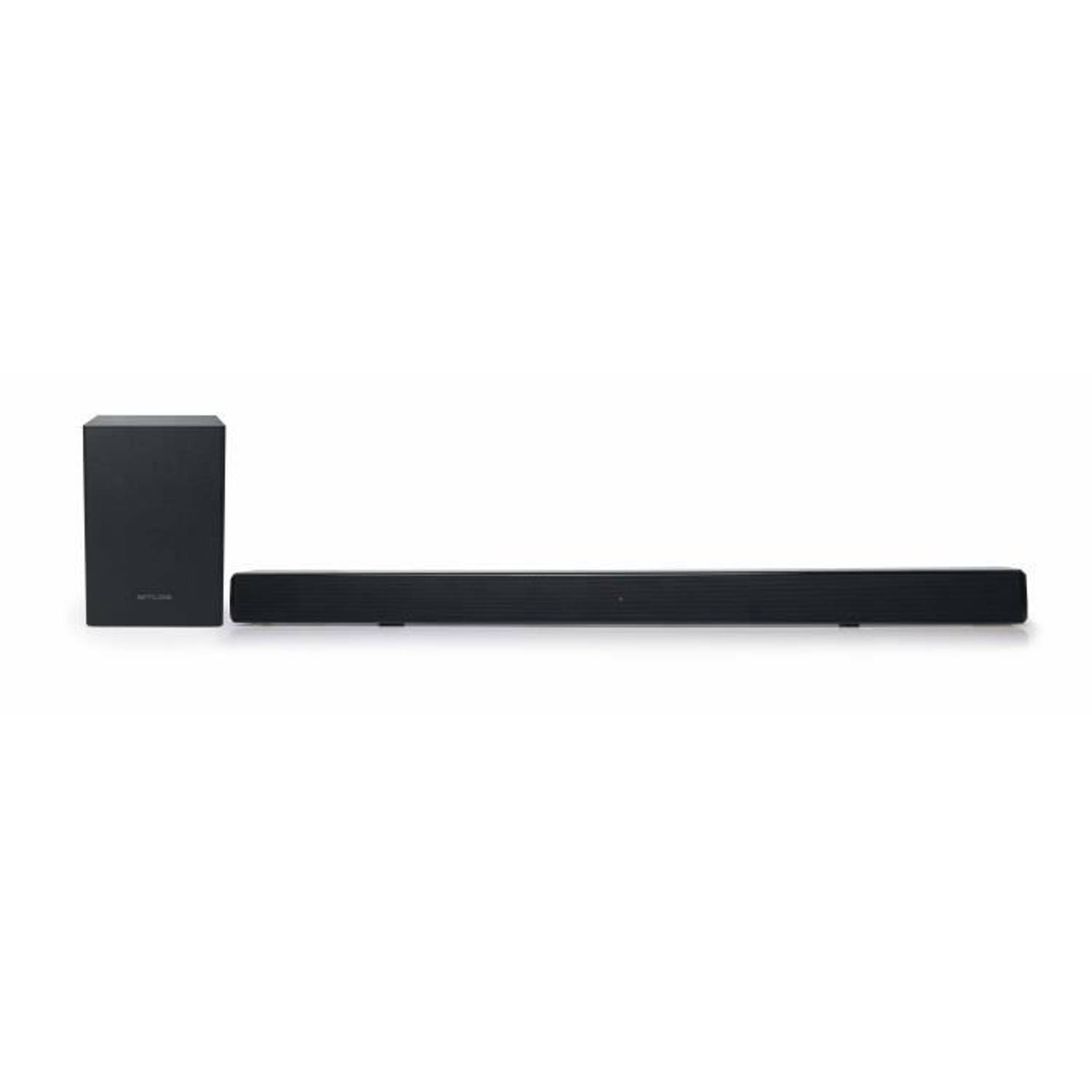 Muse M-1750 Sbt - Soundbar Met Draadloze Subwoofer - 150w - Bluetooth - Muurbeugel - 3.5mm Aux-ingang - Zwart