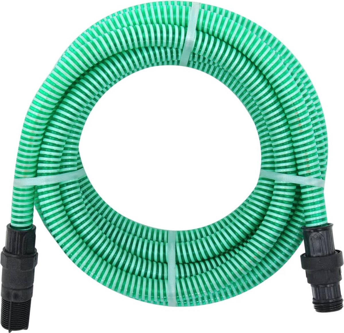 Vidaxl Zuigslang Met Pvc Koppelingen 4 M 22 Mm - Groen