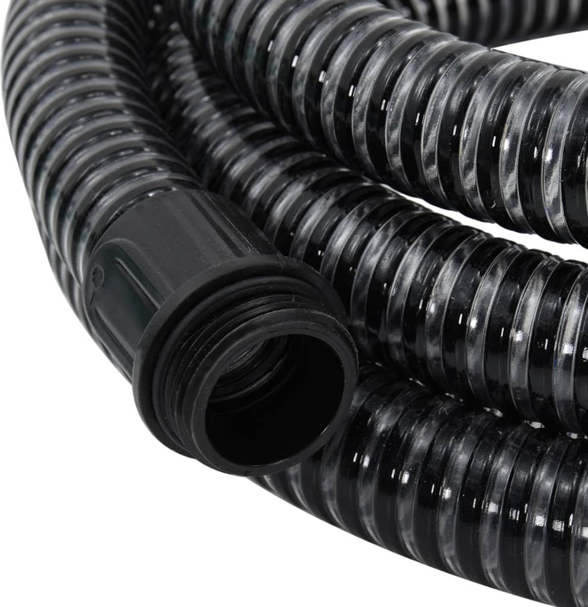 Vidaxl Zuigslang Met Messing Koppelingen 3 M 25 Mm - Zwart