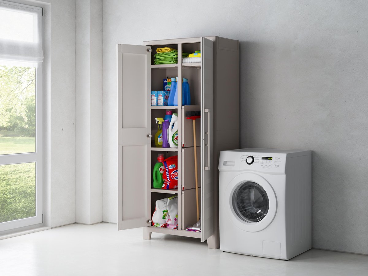 Keter Opbergkast Gulliver 182 Cm En Bruin - Beige
