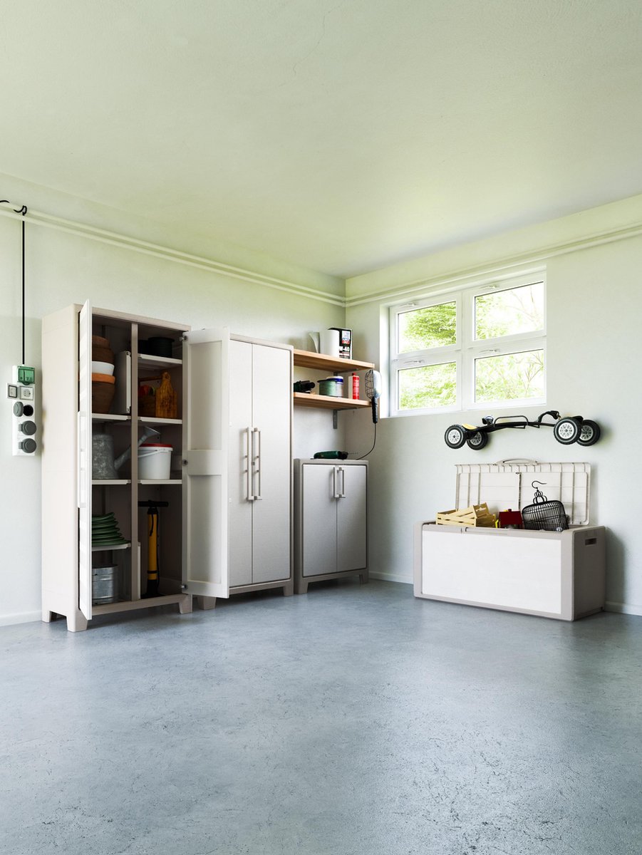 Keter Opbergkast Gulliver 182 Cm En Bruin - Beige