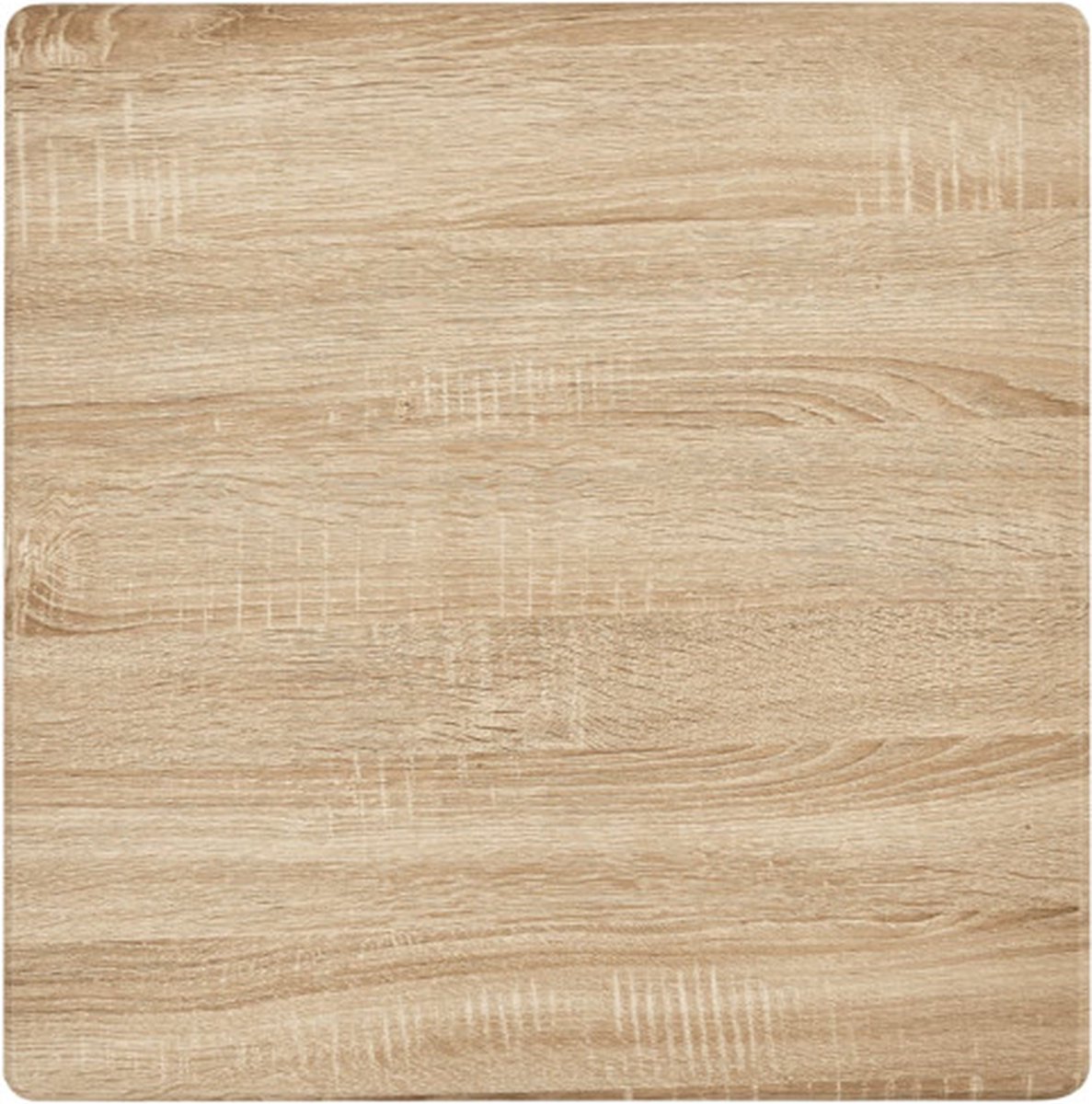 Vidaxl Bartafel 60x60x111 Cm Mdf Eikenkleurig - Bruin