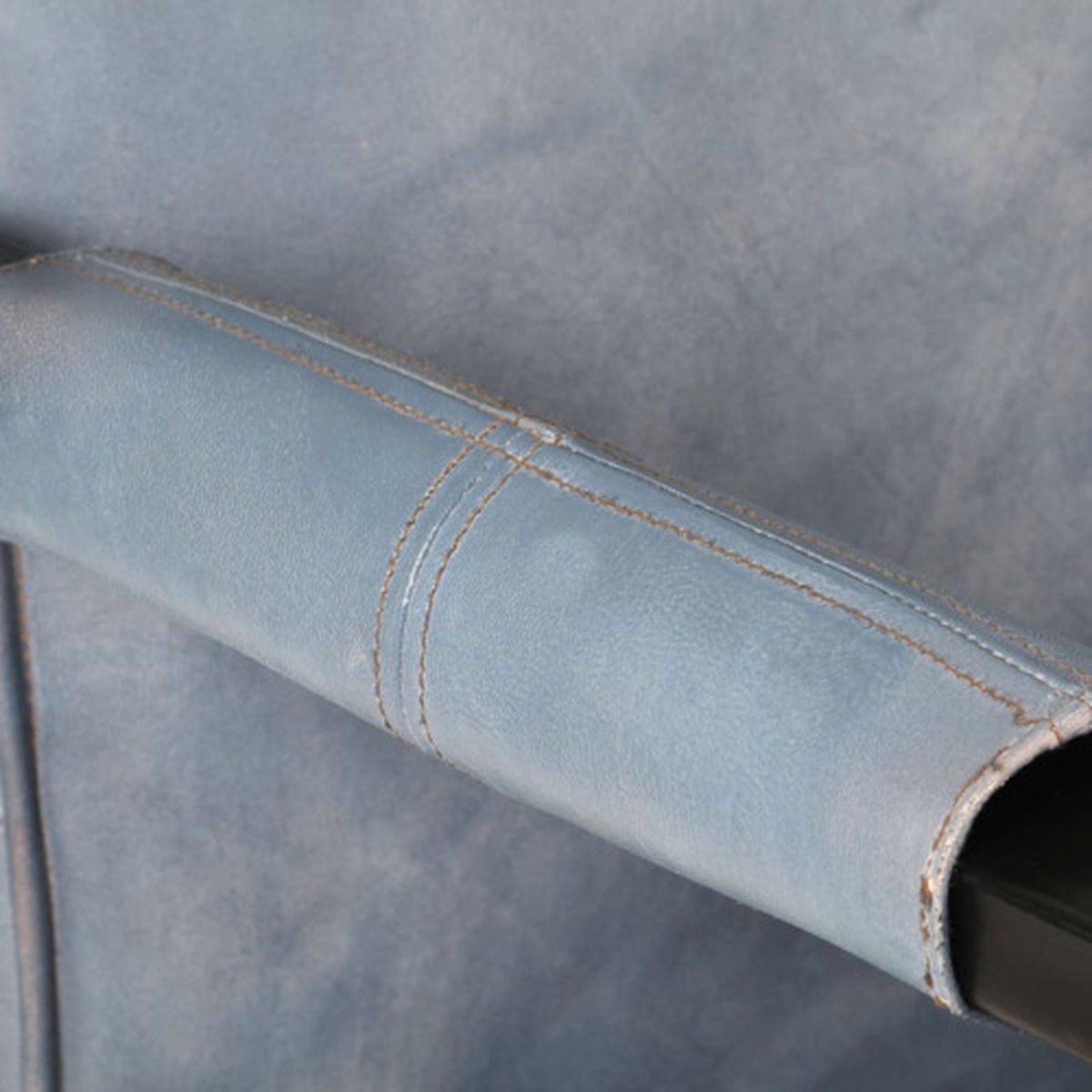 Vidaxl Fauteuil 60x75x90 Cm Echt Geitenleer - Grijs