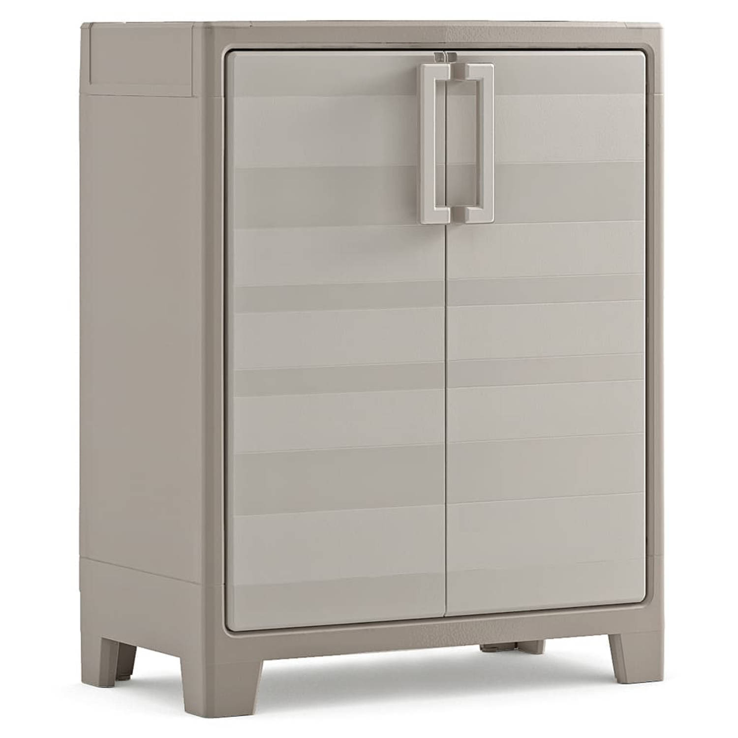 Keter Opbergkast Laag Gulliver 100 Cm En Bruin - Beige