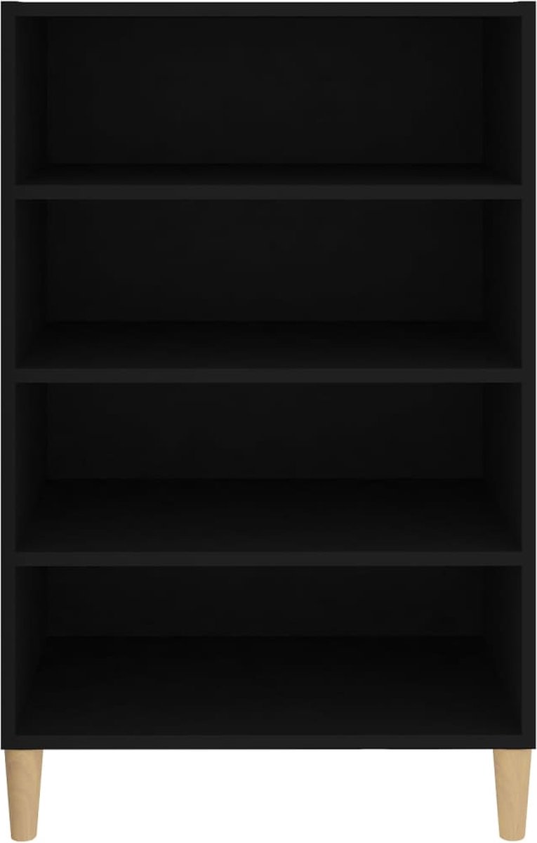 Vidaxl Dressoir 57x35x90 Cm Spaanplaat - Zwart