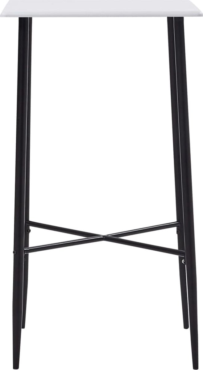 Vidaxl Bartafel 60x60x111 Cm Mdf Wit