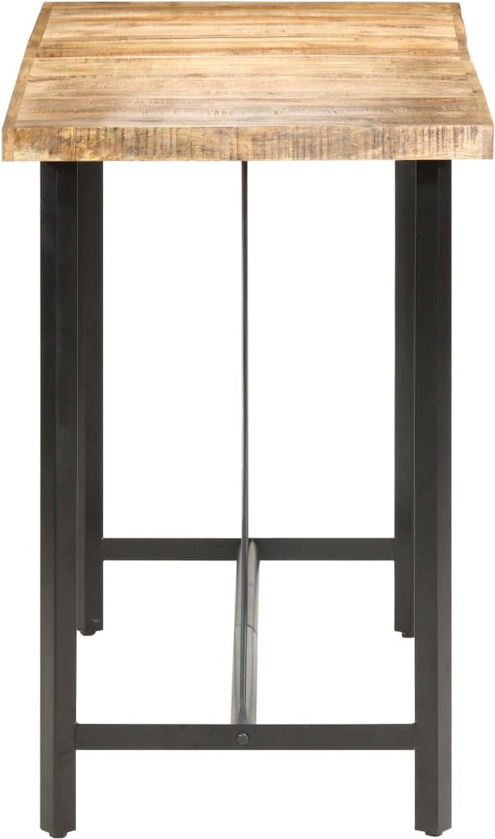 Vidaxl Bartafel 180x70x107 Cm Ruw Mangohout - Bruin