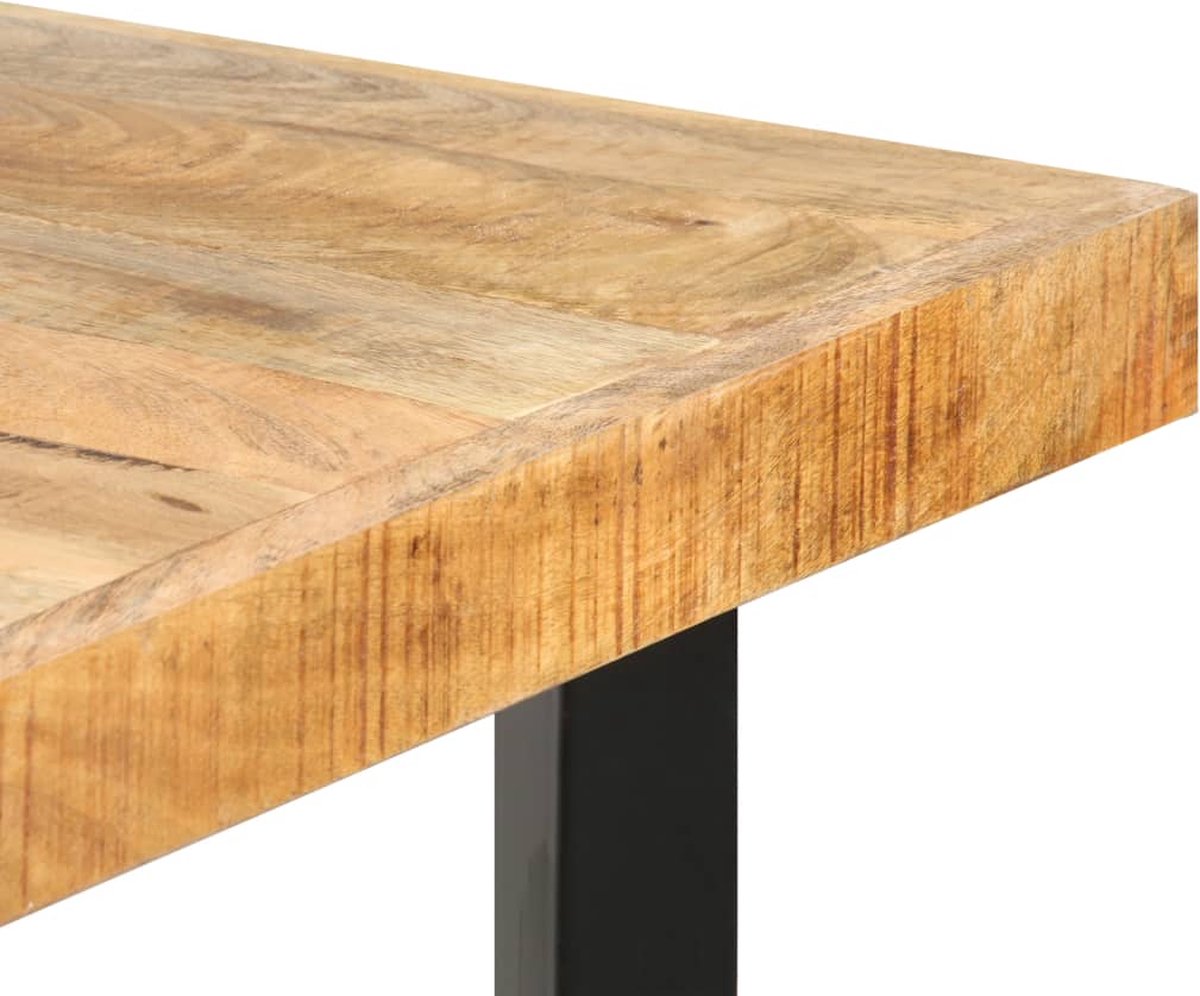 Vidaxl Bartafel 180x70x107 Cm Ruw Mangohout - Bruin