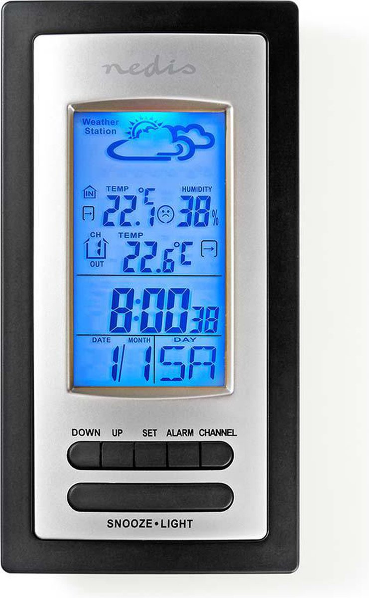 Nedis Weerstation - West201gy - Zwart
