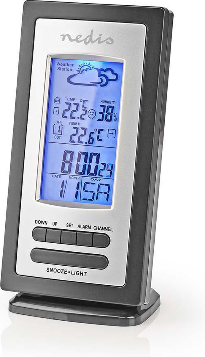 Nedis Weerstation - West201gy - Zwart