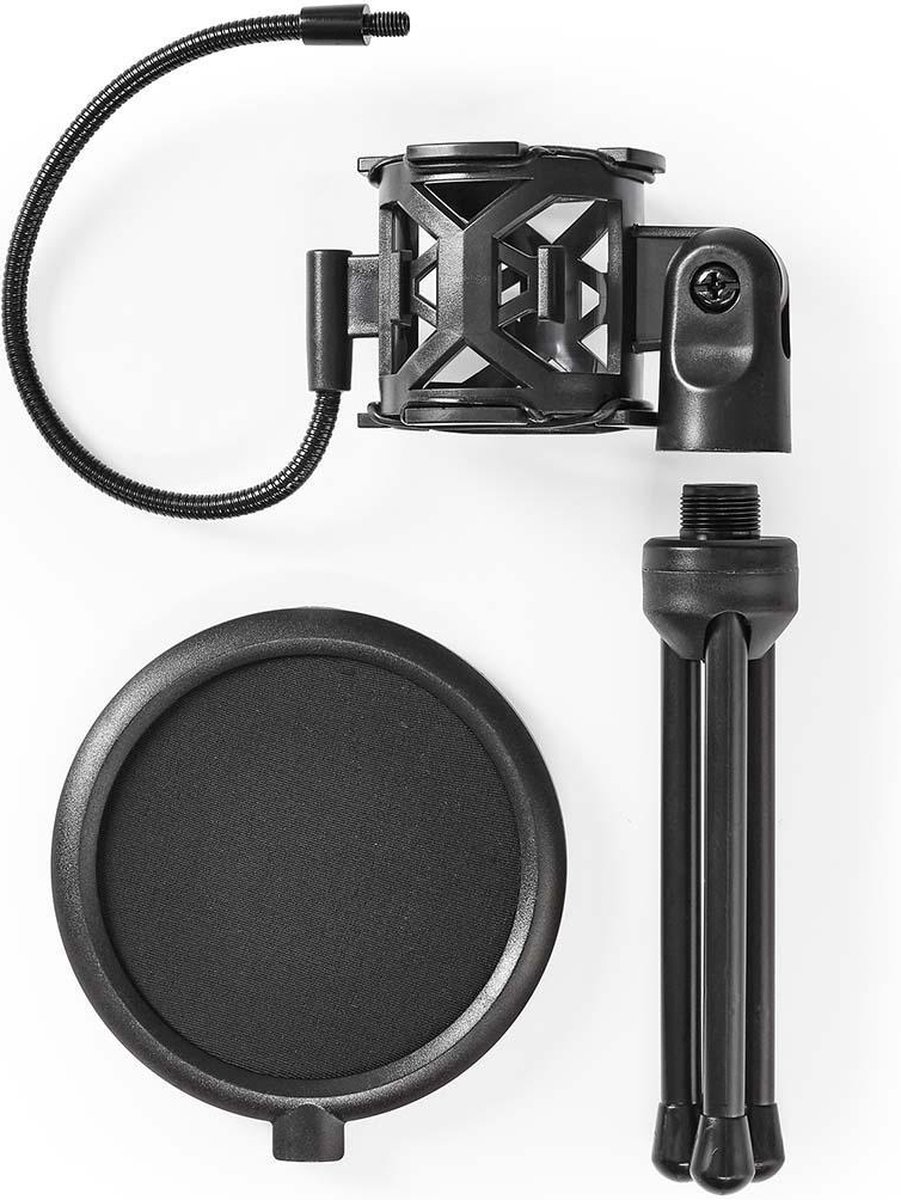 Nedis Microfoonstandaard - Mpst00bk - Zwart
