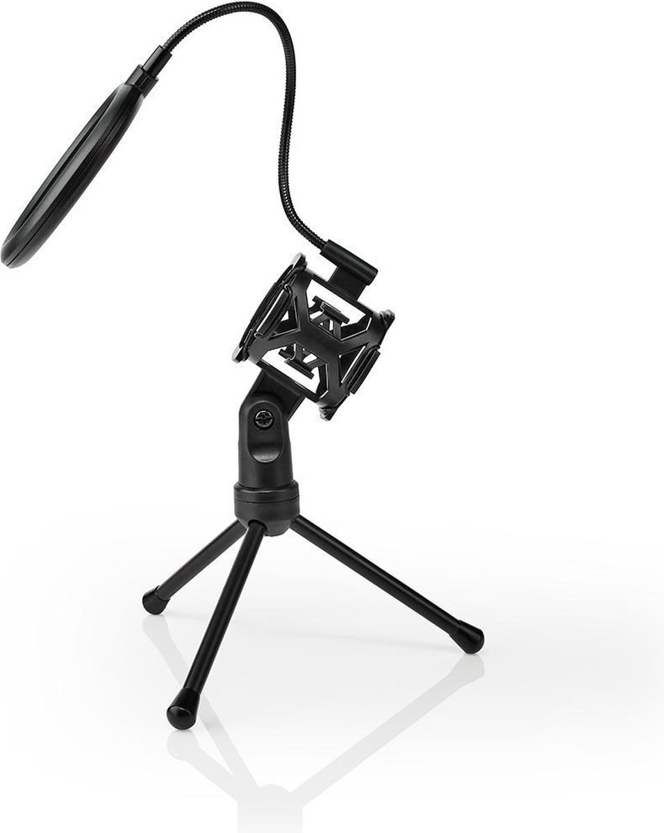 Nedis Microfoonstandaard - Mpst00bk - Zwart