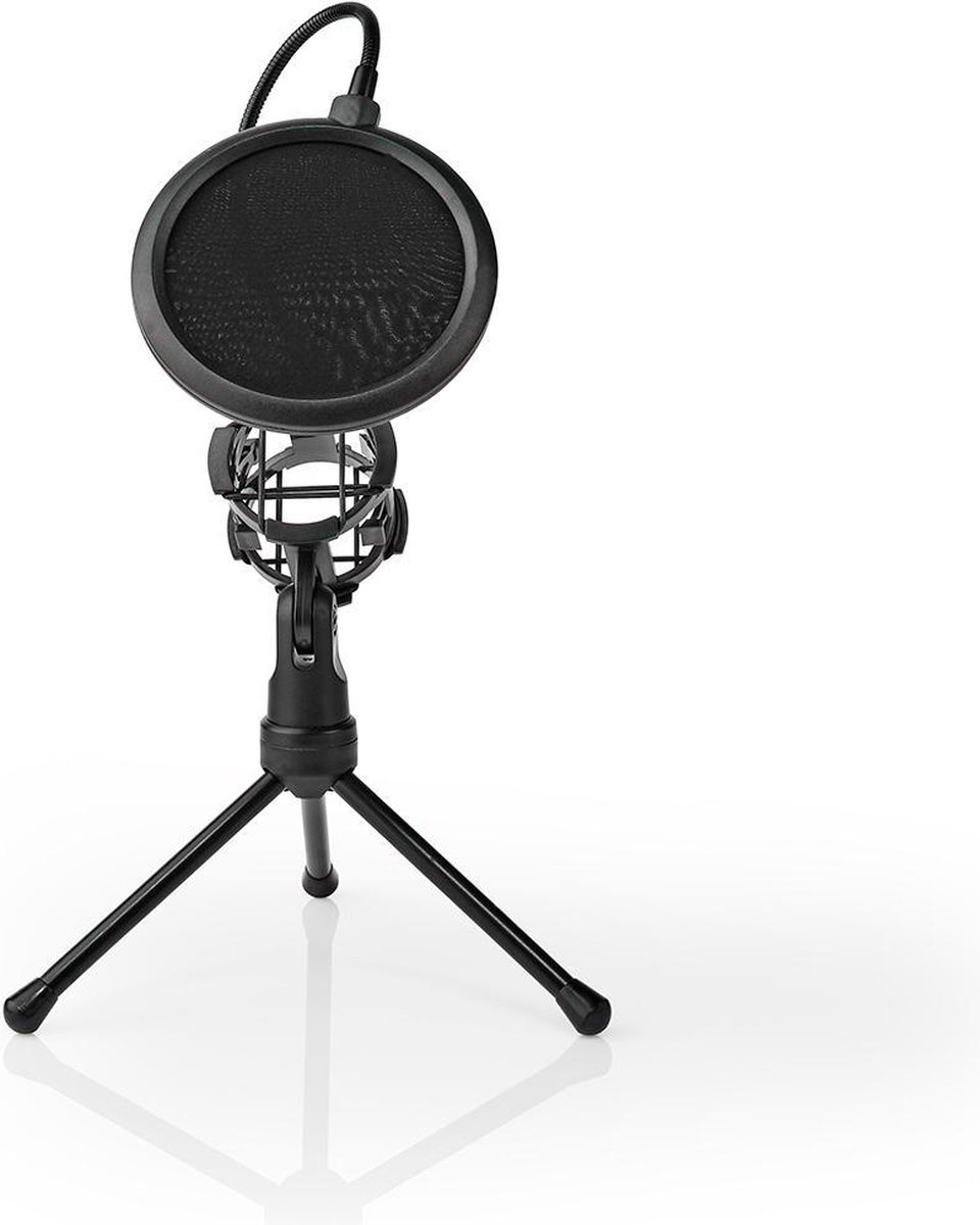 Nedis Microfoonstandaard - Mpst00bk - Zwart