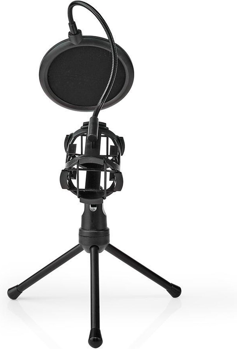 Nedis Microfoonstandaard - Mpst00bk - Zwart