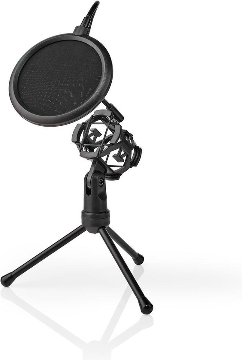 Nedis Microfoonstandaard - Mpst00bk - Zwart