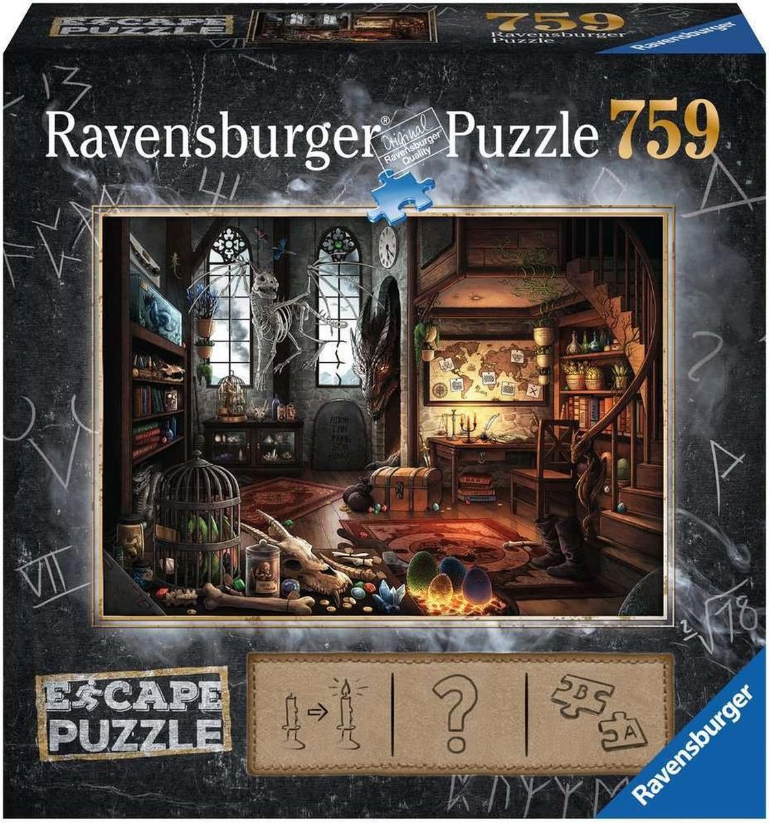 Ravensburger Puzzel Escape 5 Dragon - 759 Stukjes