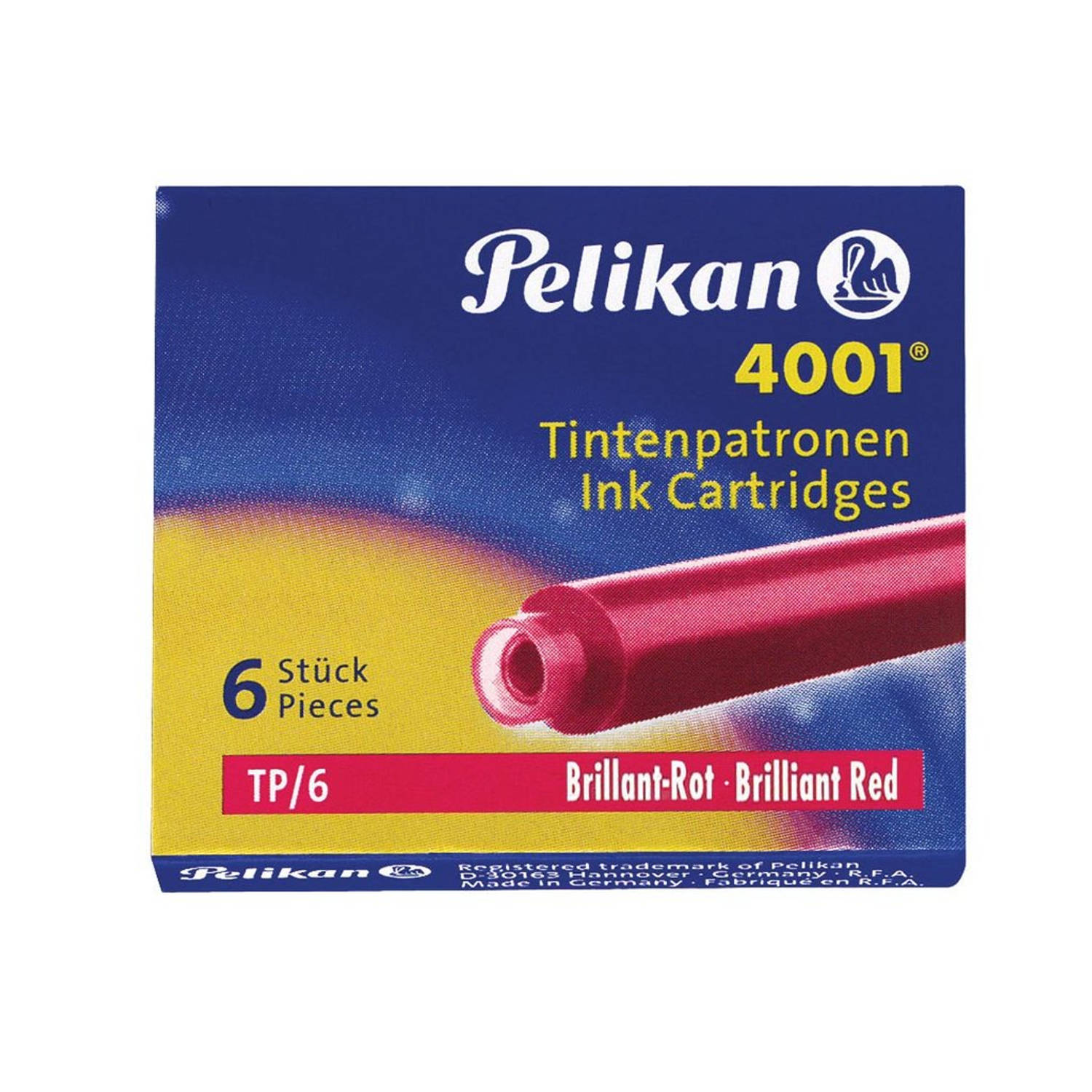 Pelikan Inktpatronen 4001 - Rood