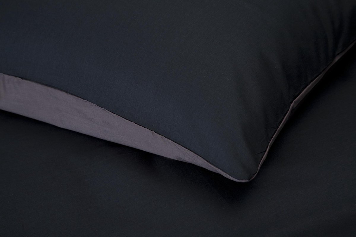 Ten Cate Katoenen Double Face Lits-jumeaux Dekbedovertrek - 240x200/220 - Sevilla - Grijs