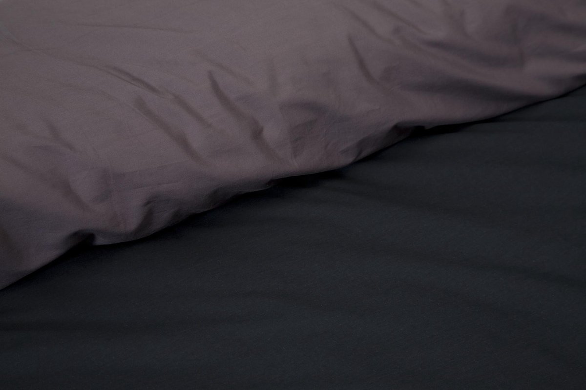 Ten Cate Katoenen Double Face Lits-jumeaux Dekbedovertrek - 240x200/220 - Sevilla - Grijs