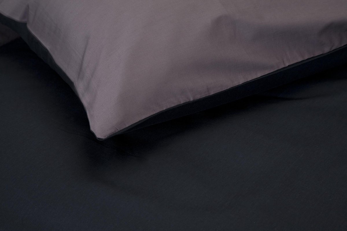 Ten Cate Katoenen Double Face Lits-jumeaux Dekbedovertrek - 240x200/220 - Sevilla - Grijs