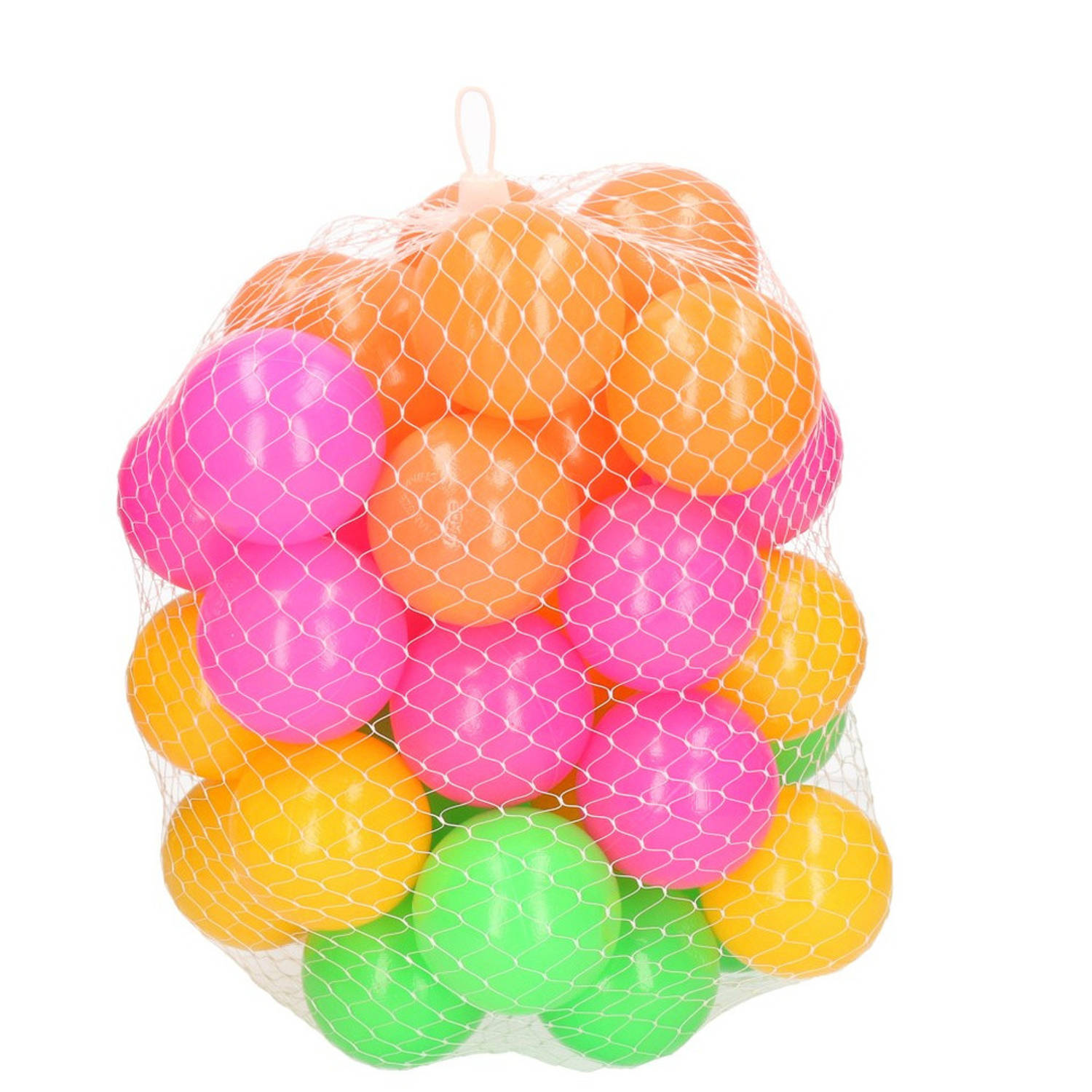 40x Ballenbak Ballen Neon Kleuren 6 Cm - Speelgoed - Ballenbakballen In Felle Kleuren