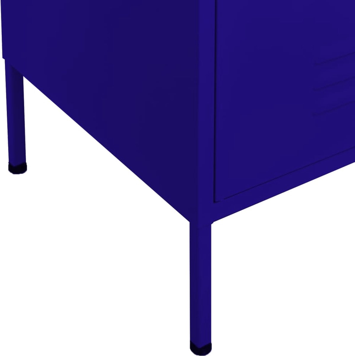 Vidaxl Opbergkast 80x35x101,5 Cm Staal Marine - Blauw