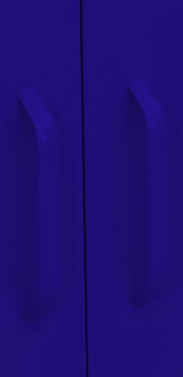 Vidaxl Opbergkast 80x35x101,5 Cm Staal Marine - Blauw