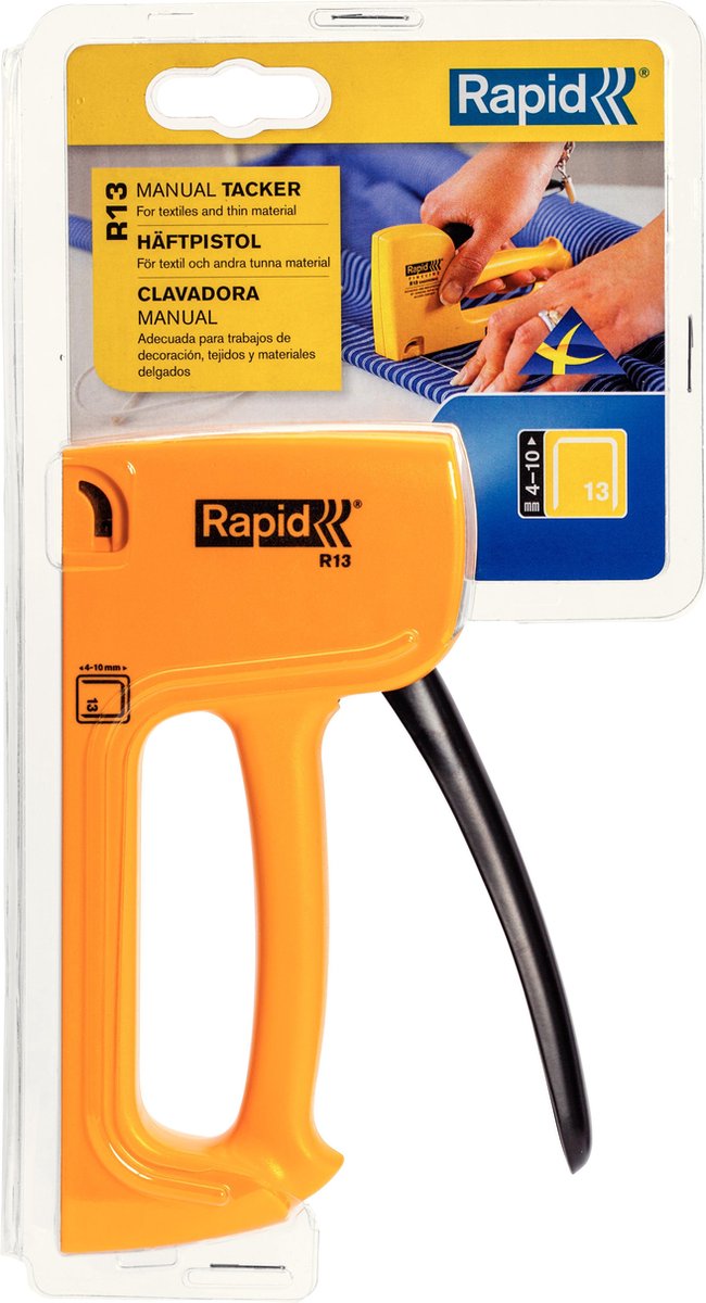 Rapid Handtacker R13 10 Mm Geel