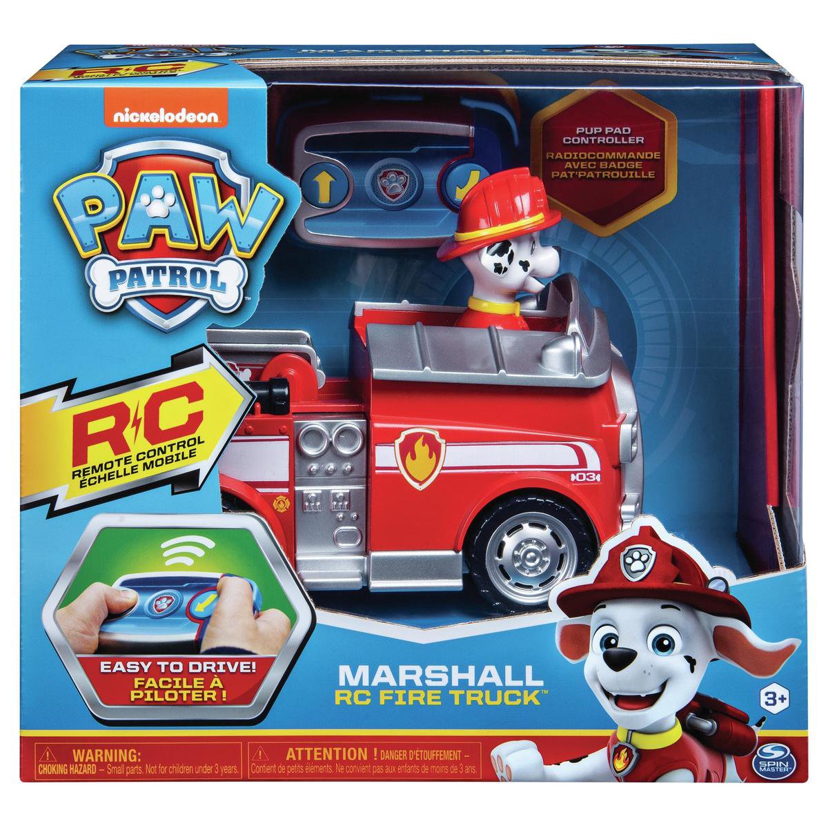 Paw Patrol Marshall Rc Fire Truck - Rood