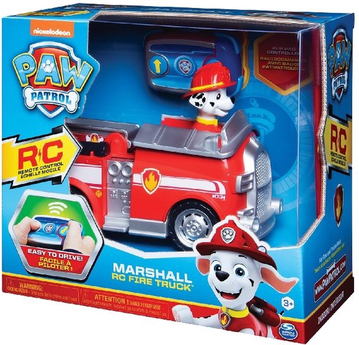 Paw Patrol Marshall Rc Fire Truck - Rood