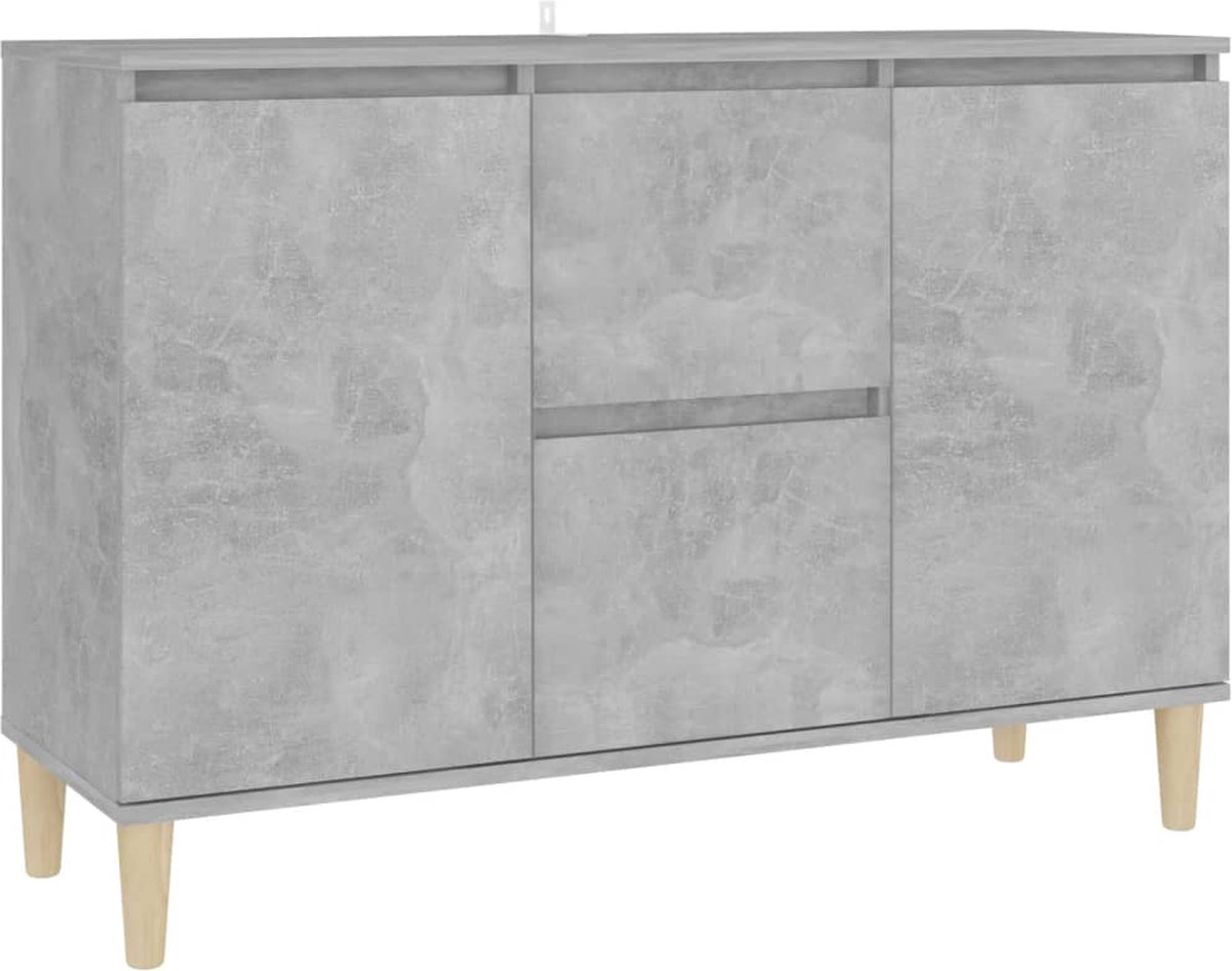 Vidaxl Dressoir 103,5x35x70 Cm Spaanplaat Beton - Grijs