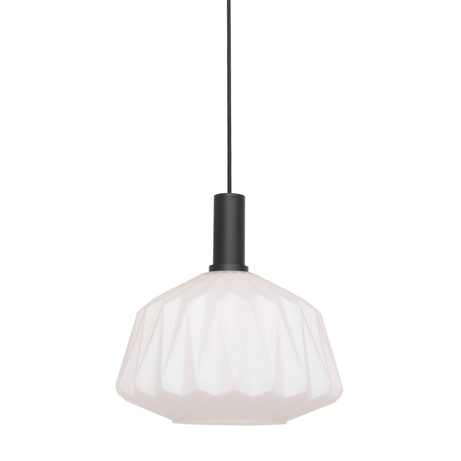 Steinhauer Hanglamp Verre Nervure 3076zw - Zwart