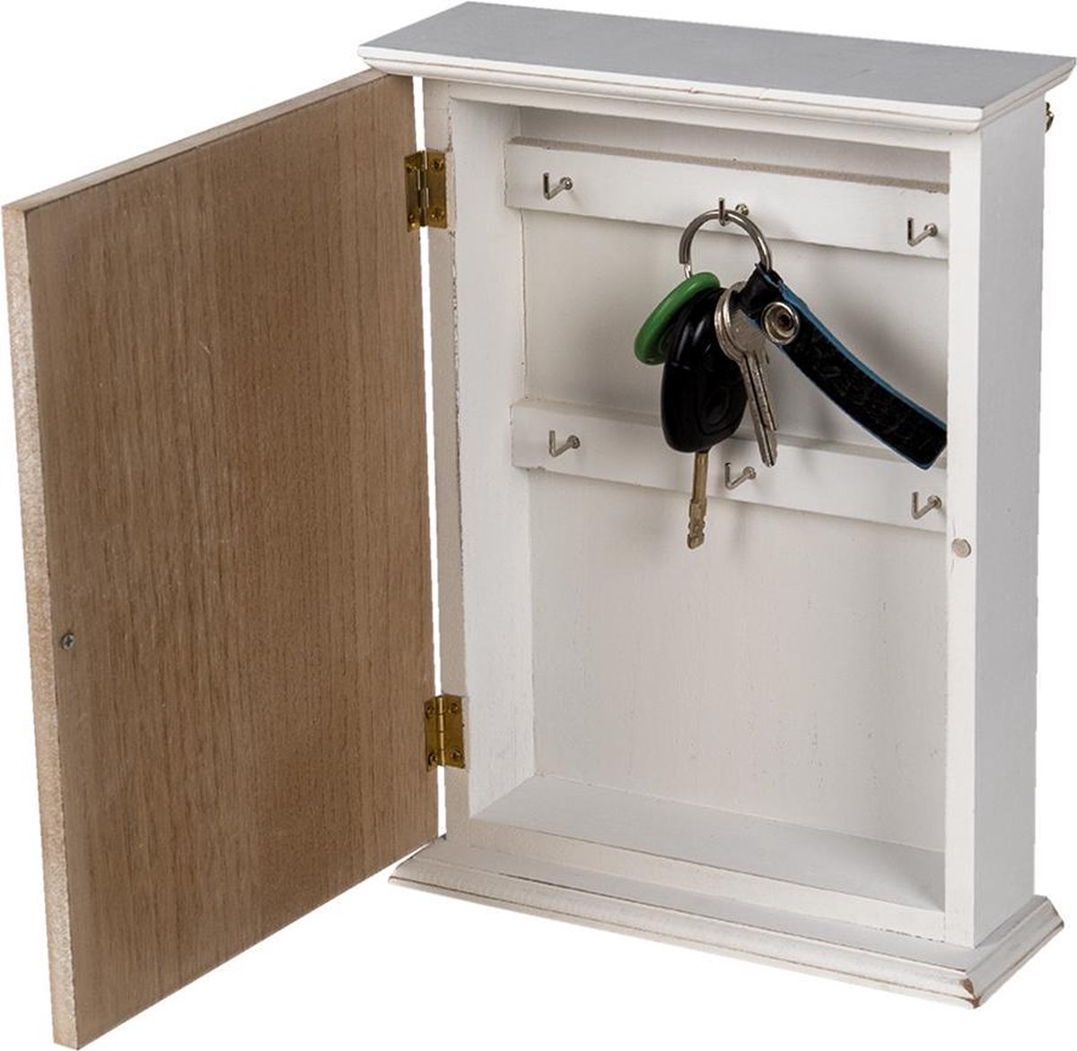 Clayre & Eef e Sleutelkastje 20*7*27 Cm 6h2066 - Bruin