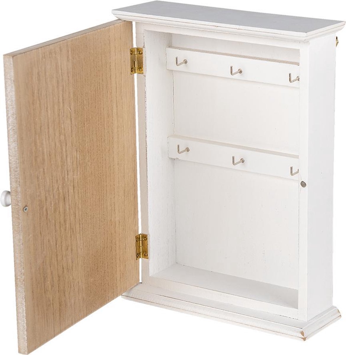 Clayre & Eef e Sleutelkastje 20*7*27 Cm 6h2066 - Bruin