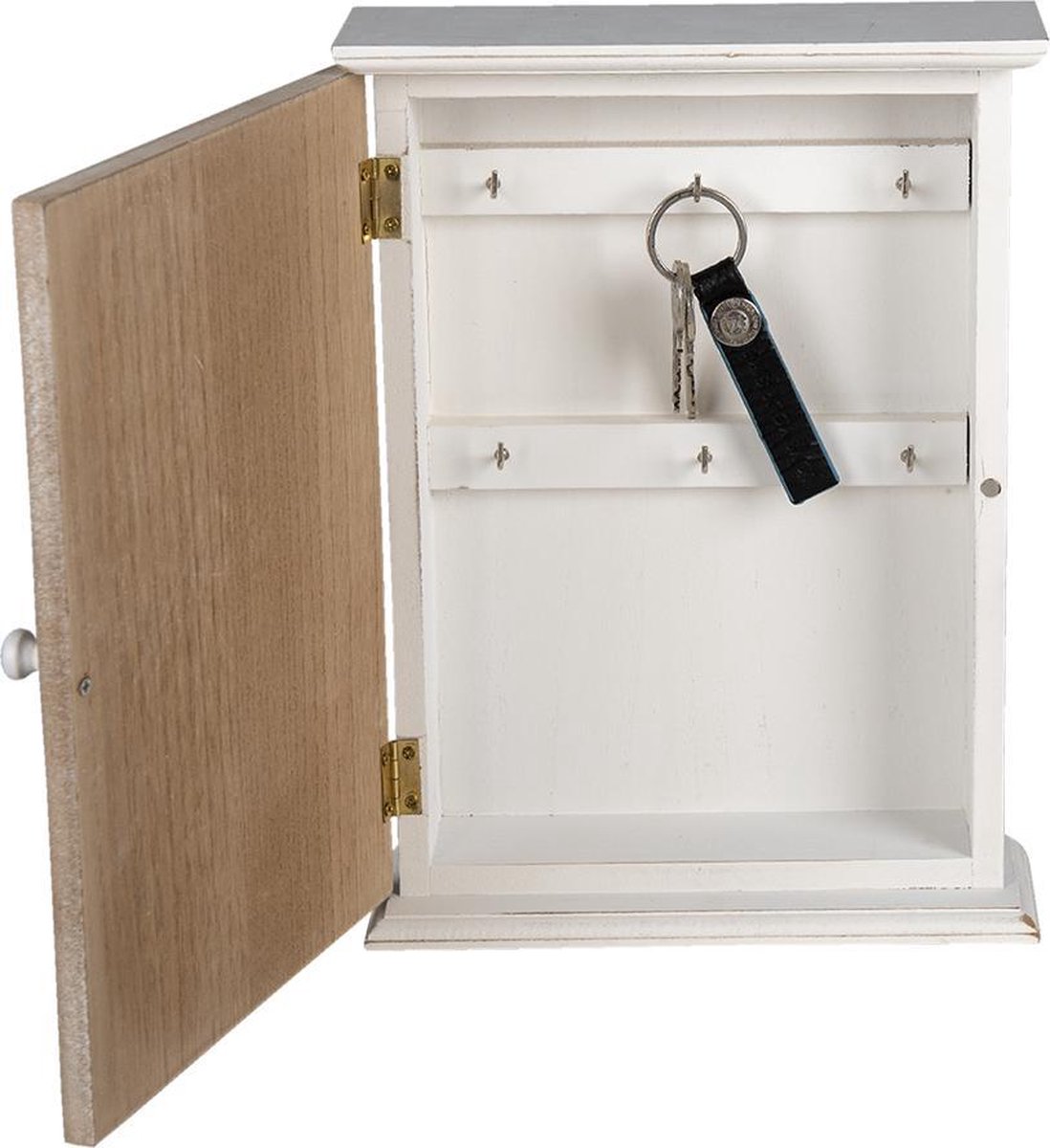 Clayre & Eef e Sleutelkastje 20*7*27 Cm 6h2066 - Bruin