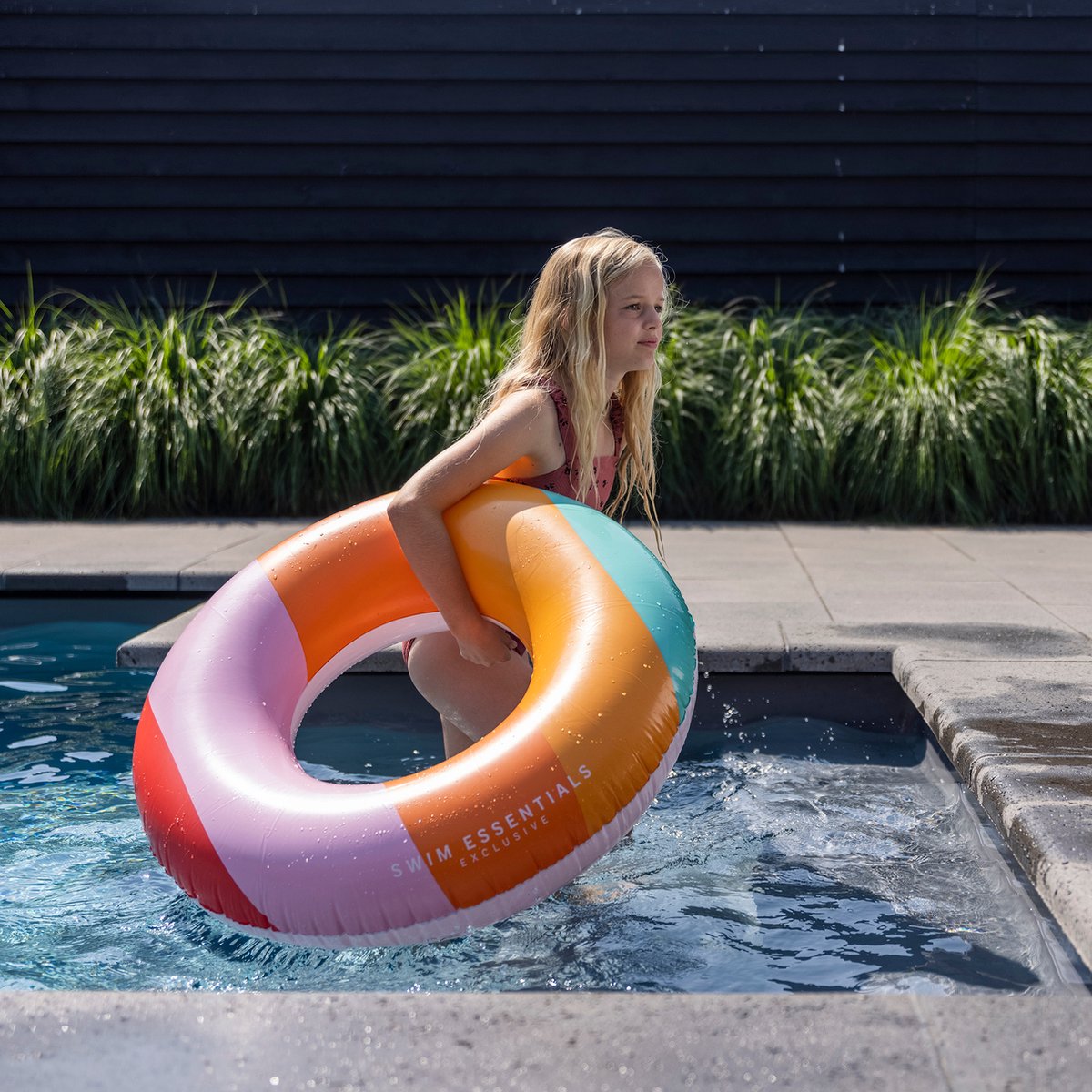 Swim Essentials Zwemband Zwemring Regenboog 90 Cm