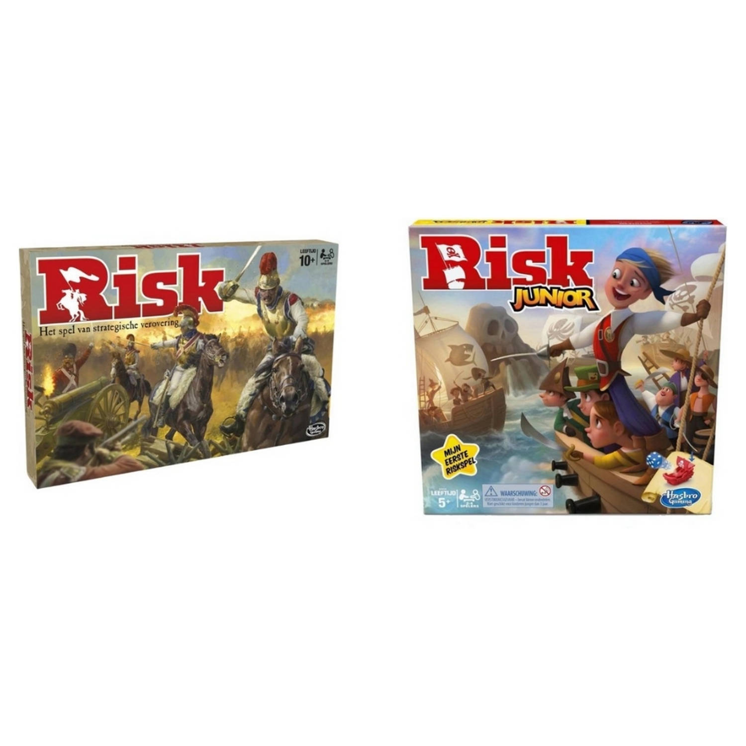 Hasbro Spellenbundel - 2 Stuks - Risk & Risk Junior