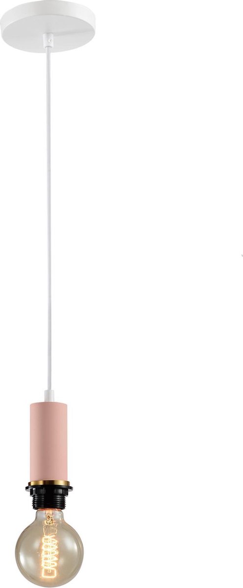 Quvio Hanglamp Met Glas - Quv5091l-champagne - Roze