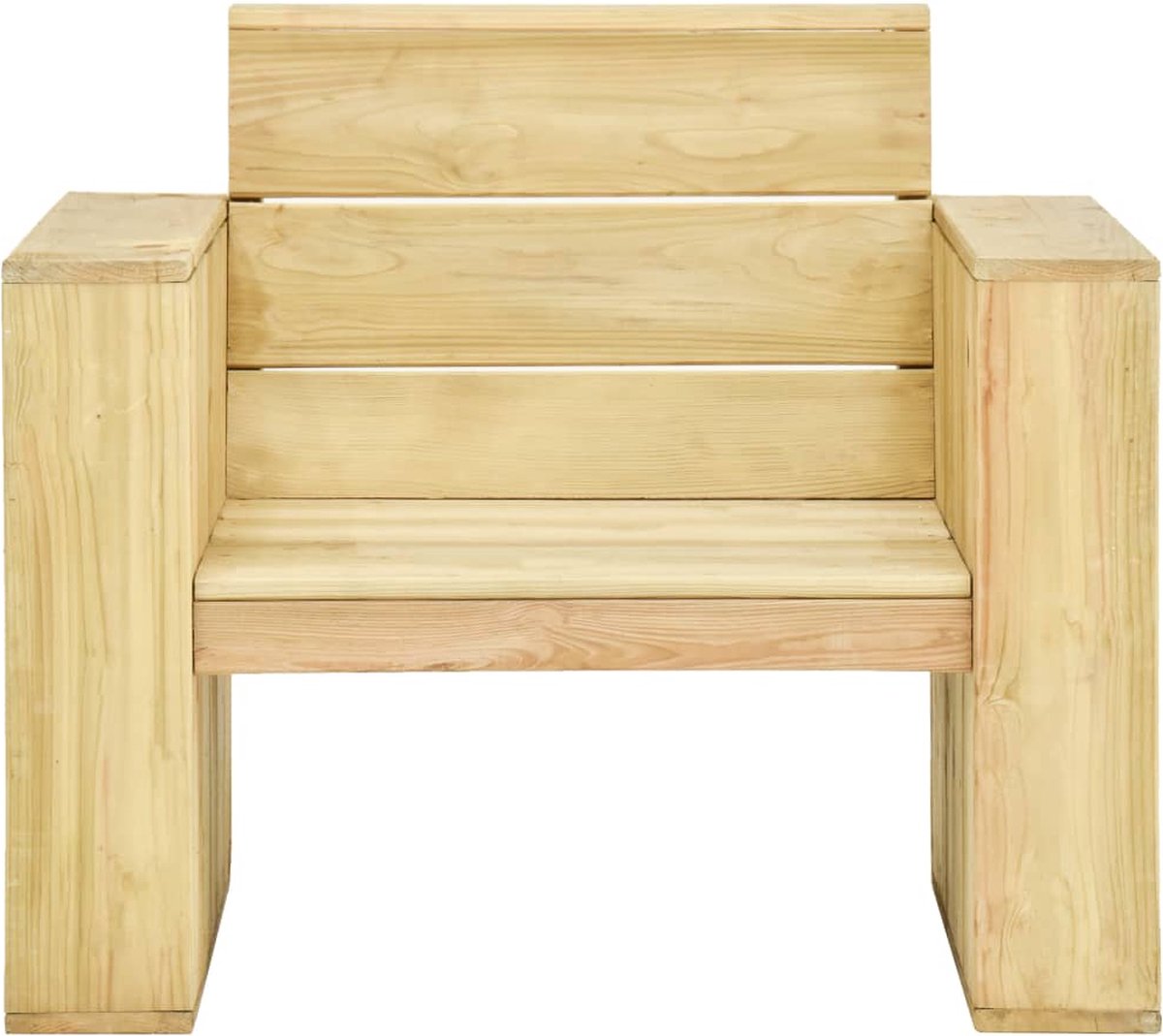 Vidaxl Tuinstoel 89x76x76 Cm Geïmpregneerd Grenenhout - Bruin