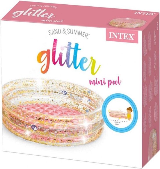 Intex Baby Zwembad Glitter 86 X 25 Cm - Roze