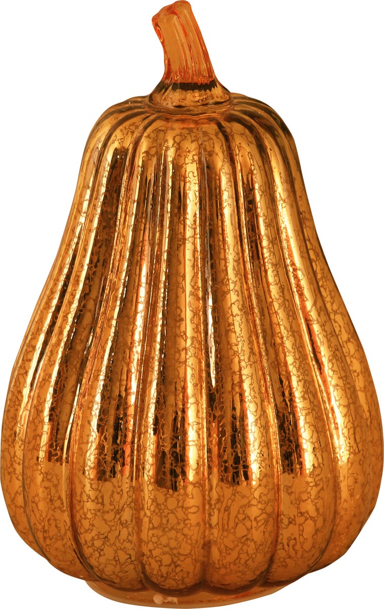 Luxform Tafellamp Pompoen Pear 10 Led 14,7 X 19 Cm Glas Goud