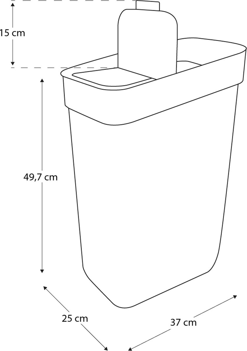 Curver Ready To Collect Afvalsorteerder 30l/licht - Groen