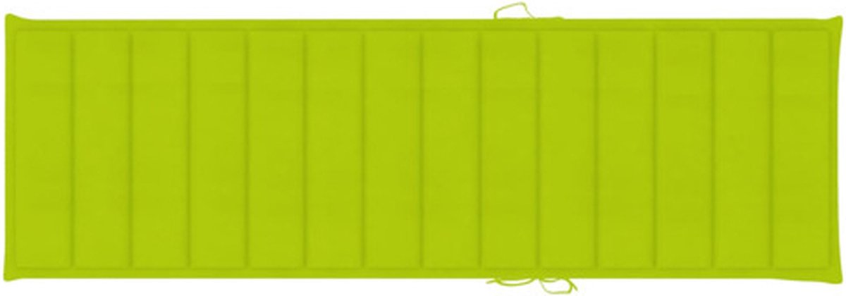 Vidaxl Ligbed Tweepersoons Met Heldere Kussens Geïmpregneerd Hout - Groen