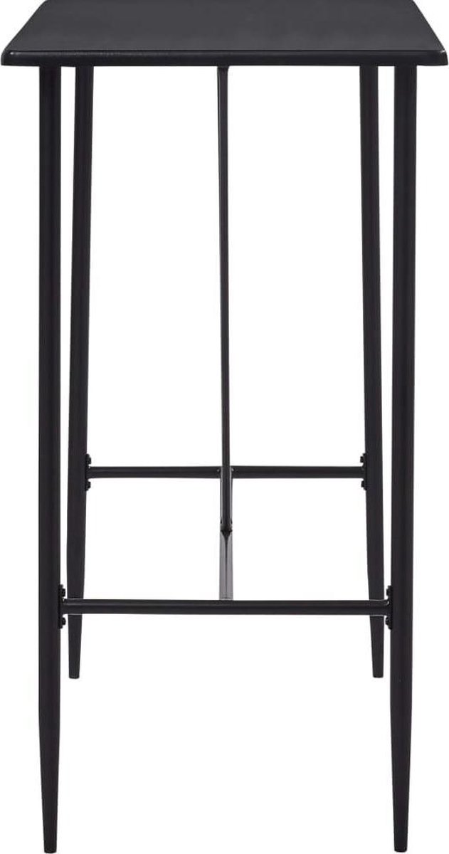 Vidaxl Bartafel 120x60x110 Cm Mdf - Zwart