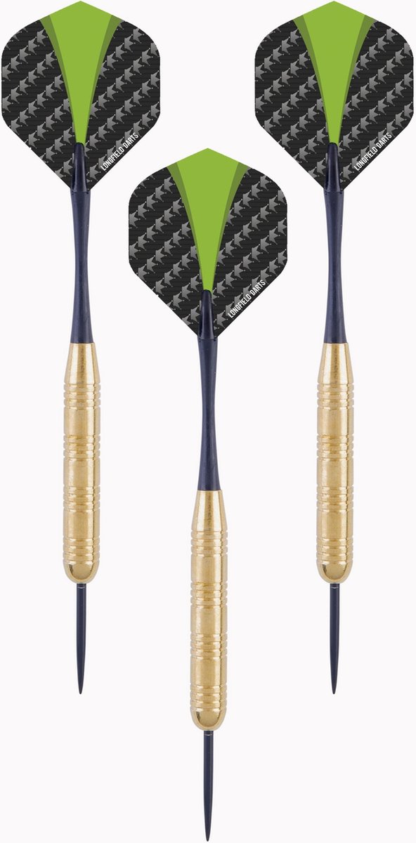 Longfield Games 1x Set Van 3 Dartpijlen Longfield Darts Brass 21 Grams - Dartpijlen